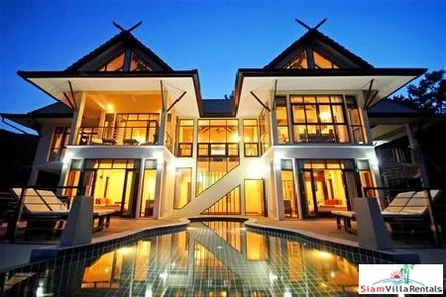 Luxury 5 Bedroom House with Sea-Views and Swimming Pool For Holiday Rental at Bang Po, Koh Samui