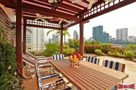 Saranjai Condominium |  Impressive 3 Bedroom Sukhumvit Condo with Scenic Roof Garden