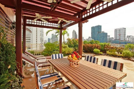 Saranjai Mansion | Impressive 3 Bedroom Sukhumvit Condo with Scenic Roof Garden for Rent