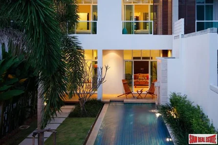 Two Villas - Oxygen Bang Tao | Luxurious Four Bedroom Duplex Home with Private Pools For Rent at Bang Tao