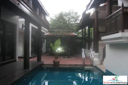 Baan Sukjai | Four Bedroom Thai Traditional House with in-house Swimming Pool near Thonglor BTS.
