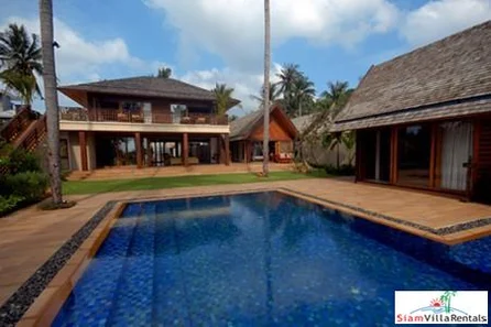 Luxury Beachfront Pool Villa Available with Four or Six Bedrooms in Lipa Noi, Samui