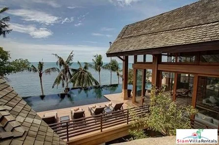 Stunning Beachfront Pool Villa Available with Three, Four or Five Bedrooms in Lamai, Samui