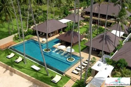 Sophisticated Beachfront Pool Villa with Four or Six Bedrooms in Laem Sor, Samui