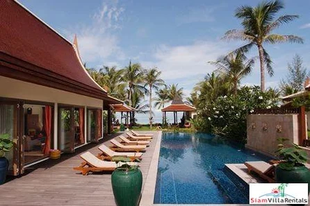 Beachfront Thai Style Pool Villa with Three, Four or Five Bedrooms in Lipa Noi, Samui