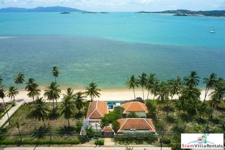Private Beachfront Villa with Two or Three Bedrooms at Big Buddha Beach, Samui