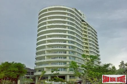 An absolute beachfront condominium with nice sea view for sale