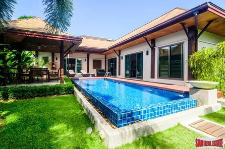 The Niche | Airy, Modern Three Bedroom Pool Villa Only Five Minutes to Nai Harn Beach