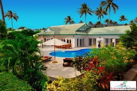 Spacious, Stylish Four Bedroom Pool Villa on Samui's Southeastern Coast