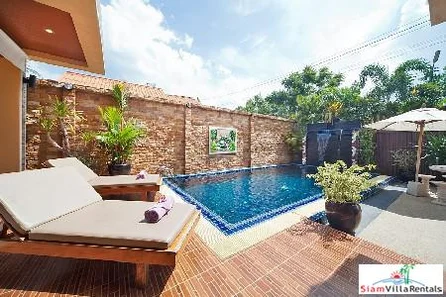 Private Pool Villa with Waterfall for Rent Near Bang Tao Beach