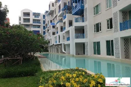 Two bedrooms condominium on the beach for rent close to town. 