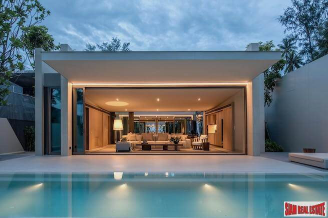 luxury villa with a swimming pool in phuket