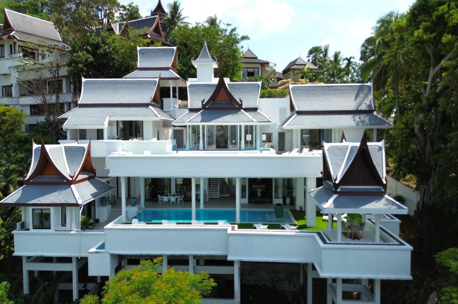 Magnificent 5-Bedroom Villa with Spectacular Sea Views for Sale in Choeng Thale, Phuket-1