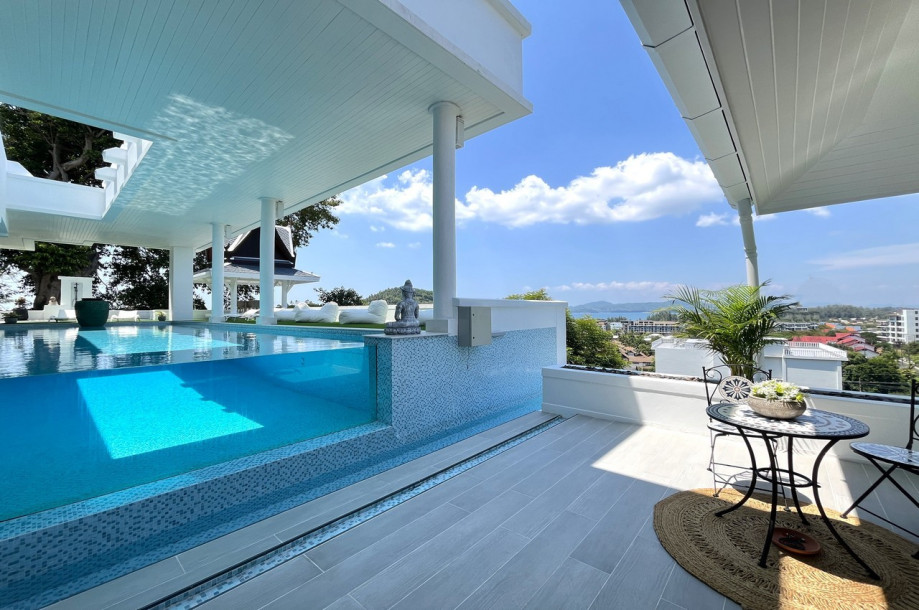 Magnificent 5-Bedroom Villa with Spectacular Sea Views for Sale in Choeng Thale, Phuket-22