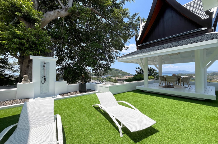 Magnificent 5-Bedroom Villa with Spectacular Sea Views for Sale in Choeng Thale, Phuket-4