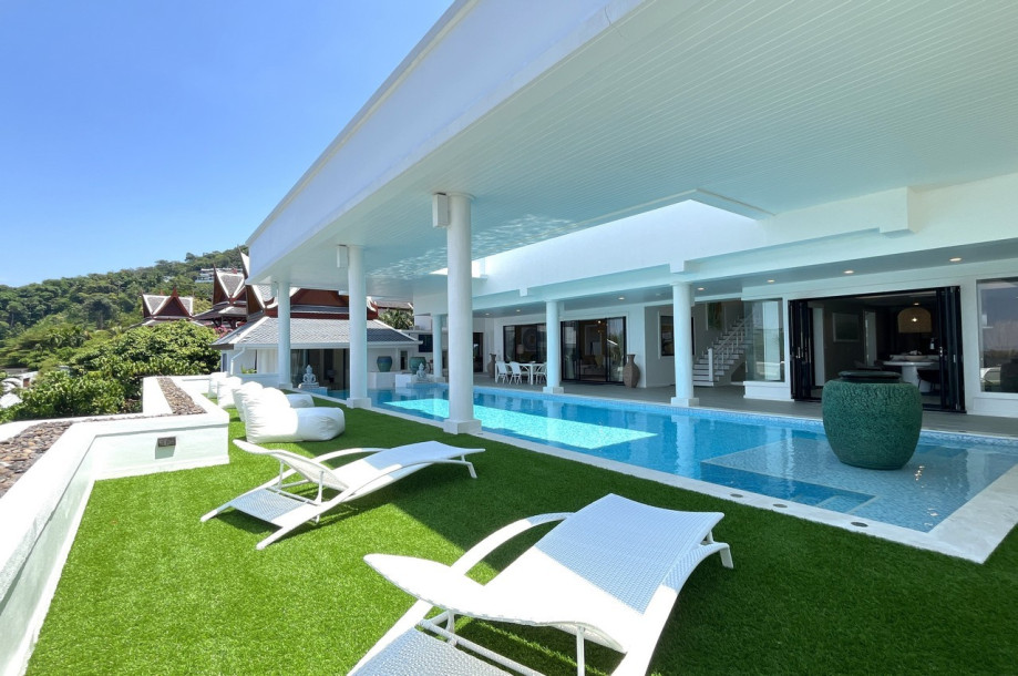 Magnificent 5-Bedroom Villa with Spectacular Sea Views for Sale in Choeng Thale, Phuket-6