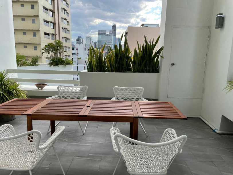 Crystal Garden Condo | Newly Renovated Large 2 Bed Unit on the 8th Floor with Large Balcony and Open Views at Nana-16