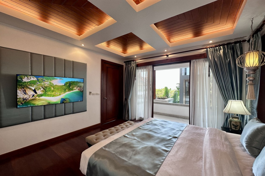 Luxurious 5 Bed 5 Bath Villa For Rent in the Baan Thai Surin Hill Estate | Baan View Talay | Sea View Zenith Villa-83