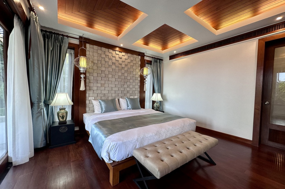 Luxurious 5 Bed 5 Bath Villa For Rent in the Baan Thai Surin Hill Estate | Baan View Talay | Sea View Zenith Villa-81