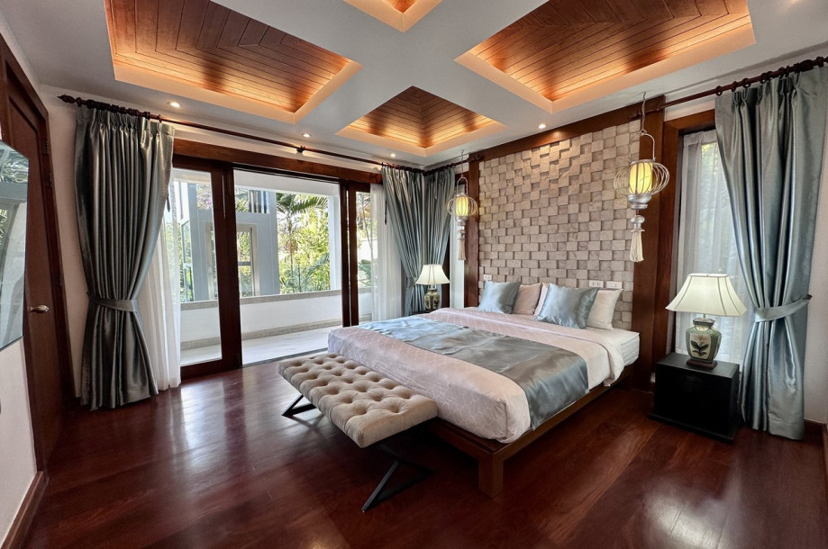 Luxurious 5 Bed 5 Bath Villa For Rent in the Baan Thai Surin Hill Estate | Baan View Talay | Sea View Zenith Villa-80