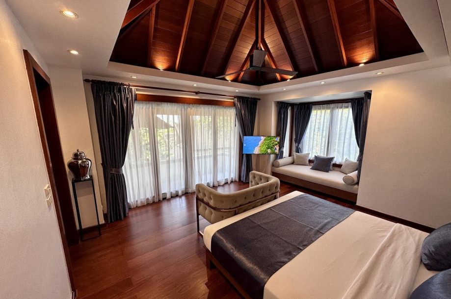 Luxurious 5 Bed 5 Bath Villa For Rent in the Baan Thai Surin Hill Estate | Baan View Talay | Sea View Zenith Villa-75