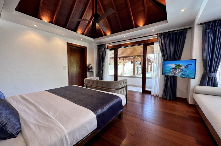 Luxurious 5 Bed 5 Bath Villa For Rent in the Baan Thai Surin Hill Estate | Baan View Talay | Sea View Zenith Villa-62