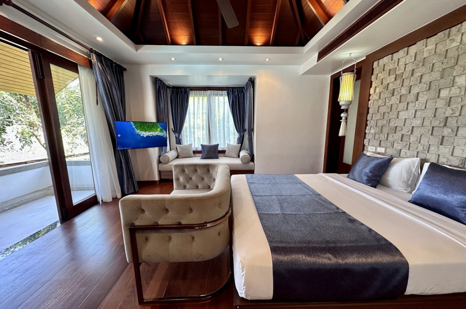 Luxurious 5 Bed 5 Bath Villa For Rent in the Baan Thai Surin Hill Estate | Baan View Talay | Sea View Zenith Villa-61