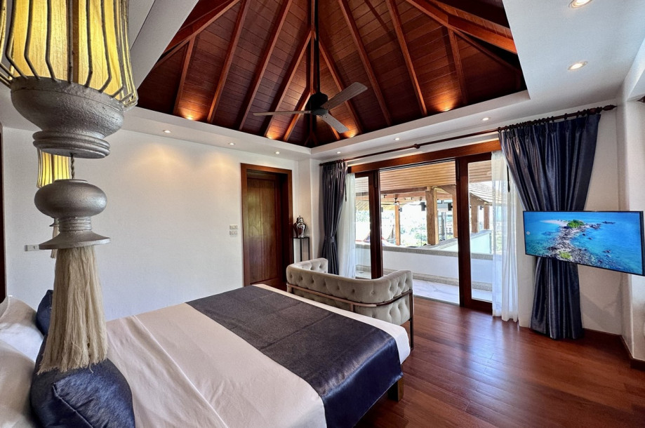 Luxurious 5 Bed 5 Bath Villa For Rent in the Baan Thai Surin Hill Estate | Baan View Talay | Sea View Zenith Villa-60