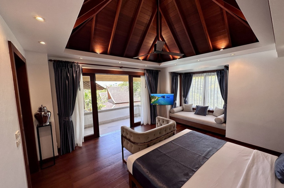 Luxurious 5 Bed 5 Bath Villa For Rent in the Baan Thai Surin Hill Estate | Baan View Talay | Sea View Zenith Villa-58