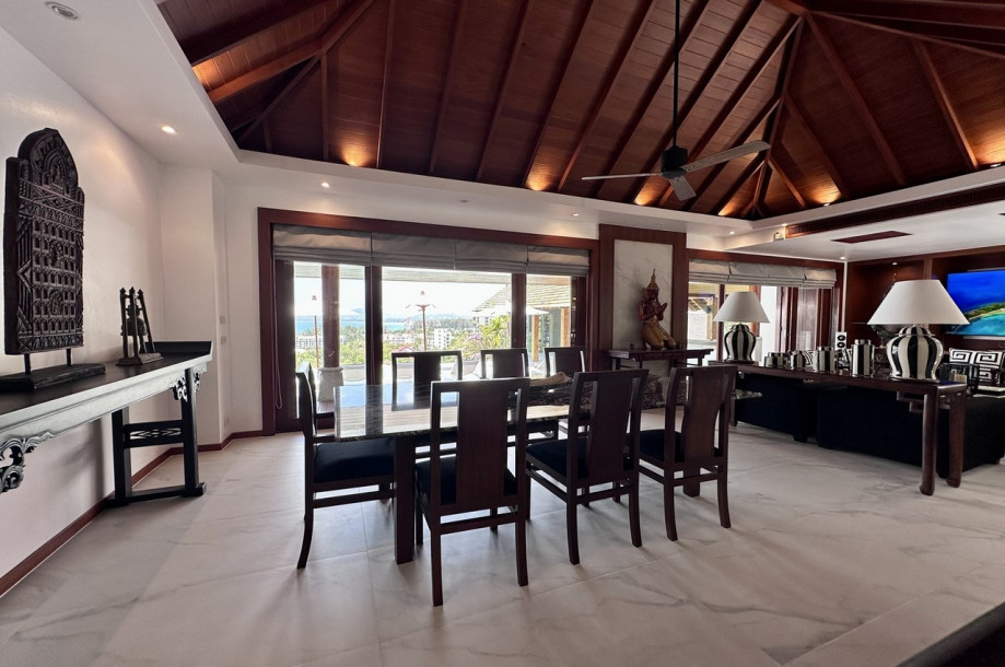 Luxurious 5 Bed 5 Bath Villa For Rent in the Baan Thai Surin Hill Estate | Baan View Talay | Sea View Zenith Villa-54
