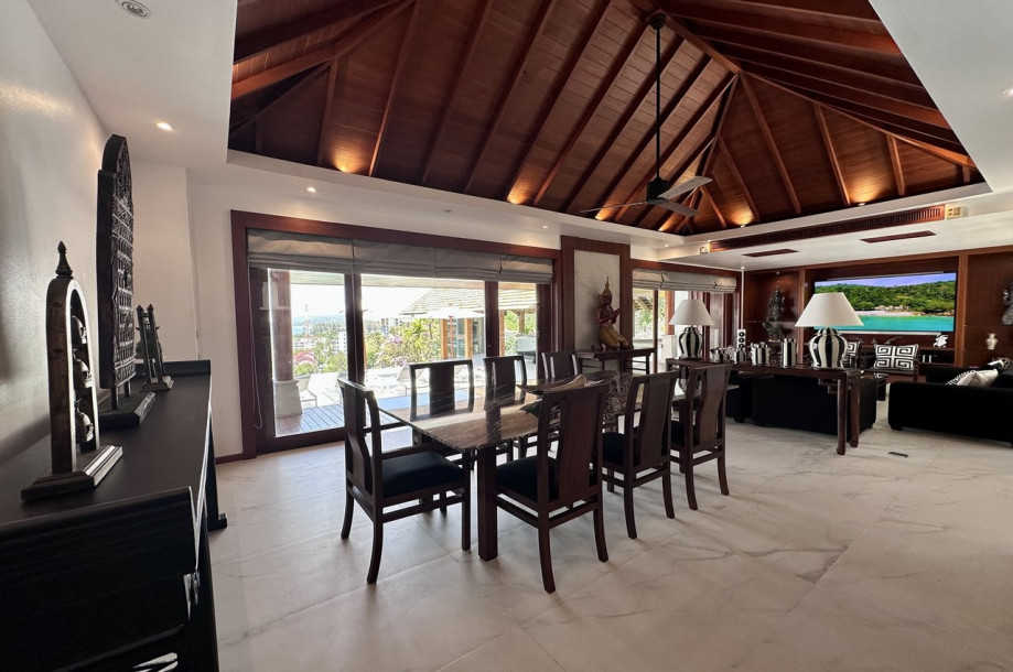 Luxurious 5 Bed 5 Bath Villa For Rent in the Baan Thai Surin Hill Estate | Baan View Talay | Sea View Zenith Villa-45