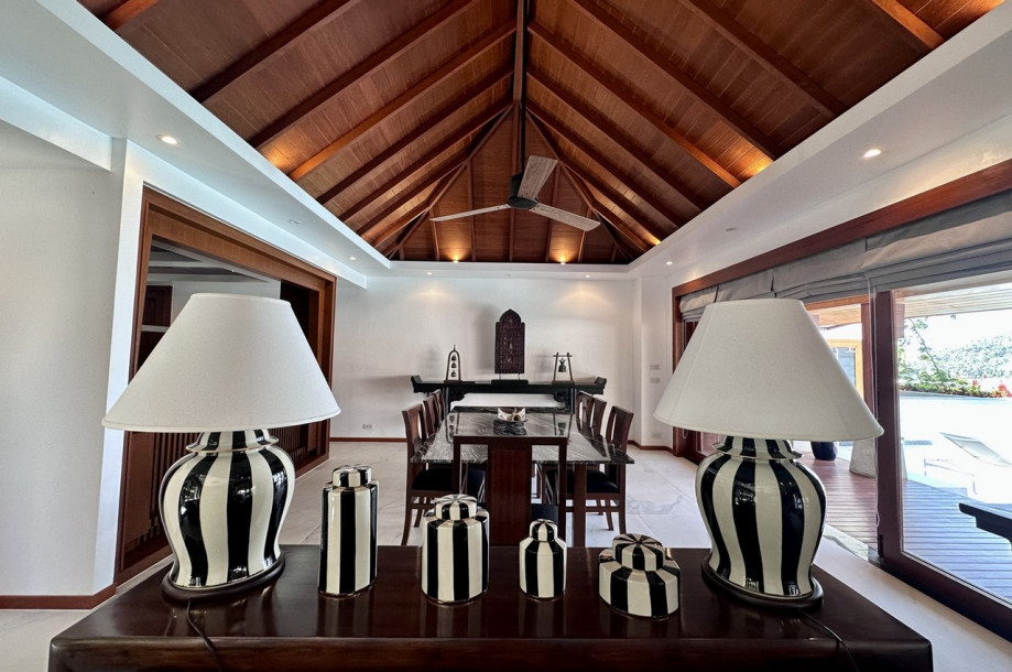 Luxurious 5 Bed 5 Bath Villa For Rent in the Baan Thai Surin Hill Estate | Baan View Talay | Sea View Zenith Villa-44