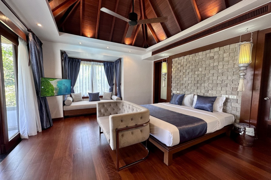 Luxurious 5 Bed 5 Bath Villa For Rent in the Baan Thai Surin Hill Estate | Baan View Talay | Sea View Zenith Villa-36