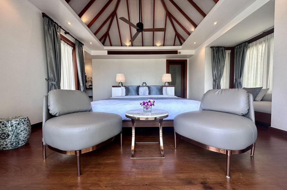 Luxurious 5 Bed 5 Bath Villa For Rent in the Baan Thai Surin Hill Estate | Baan View Talay | Sea View Zenith Villa-35