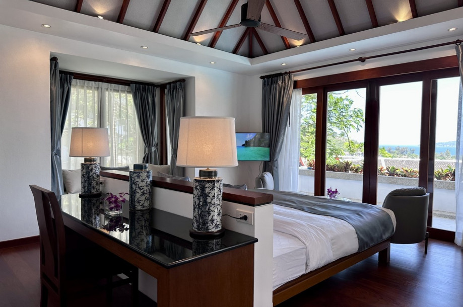 Luxurious 5 Bed 5 Bath Villa For Rent in the Baan Thai Surin Hill Estate | Baan View Talay | Sea View Zenith Villa-31