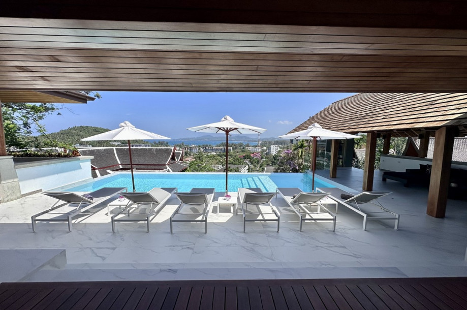 Luxurious 5 Bed 5 Bath Villa For Rent in the Baan Thai Surin Hill Estate | Baan View Talay | Sea View Zenith Villa-19