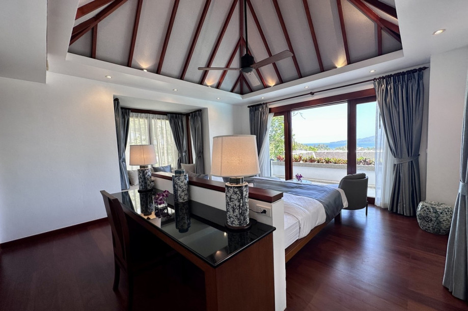 Luxurious 5 Bed 5 Bath Villa For Rent in the Baan Thai Surin Hill Estate | Baan View Talay | Sea View Zenith Villa-16