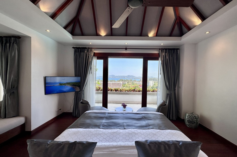 Luxurious 5 Bed 5 Bath Villa For Rent in the Baan Thai Surin Hill Estate | Baan View Talay | Sea View Zenith Villa-14