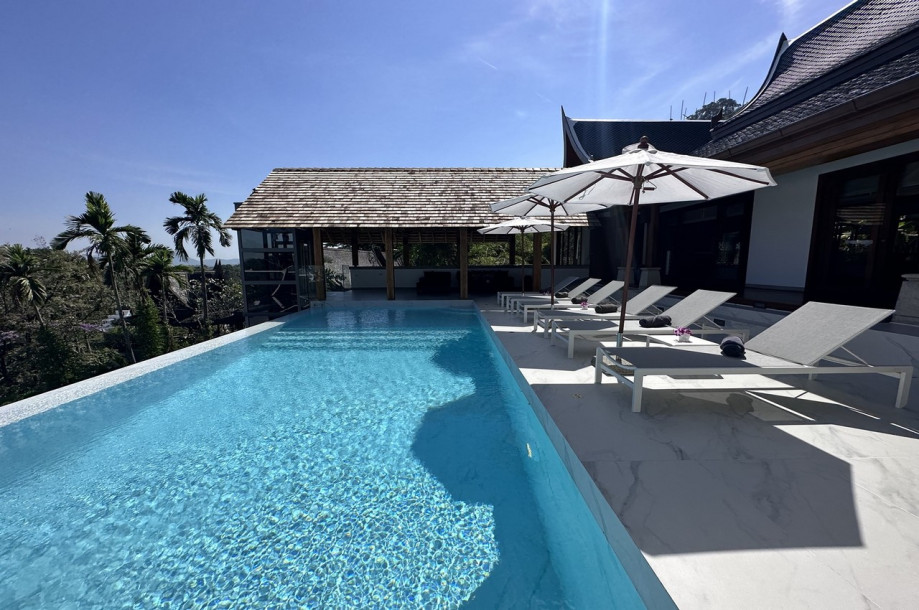 Luxurious 5 Bed 5 Bath Villa For Rent in the Baan Thai Surin Hill Estate | Baan View Talay | Sea View Zenith Villa-6