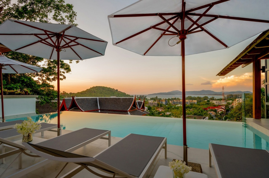 Luxurious 5 Bed 5 Bath Villa For Rent in the Baan Thai Surin Hill Estate | Baan View Talay | Sea View Zenith Villa-4