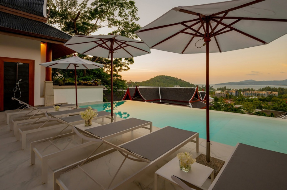 Luxurious 5 Bed 5 Bath Villa For Rent in the Baan Thai Surin Hill Estate | Baan View Talay | Sea View Zenith Villa-12