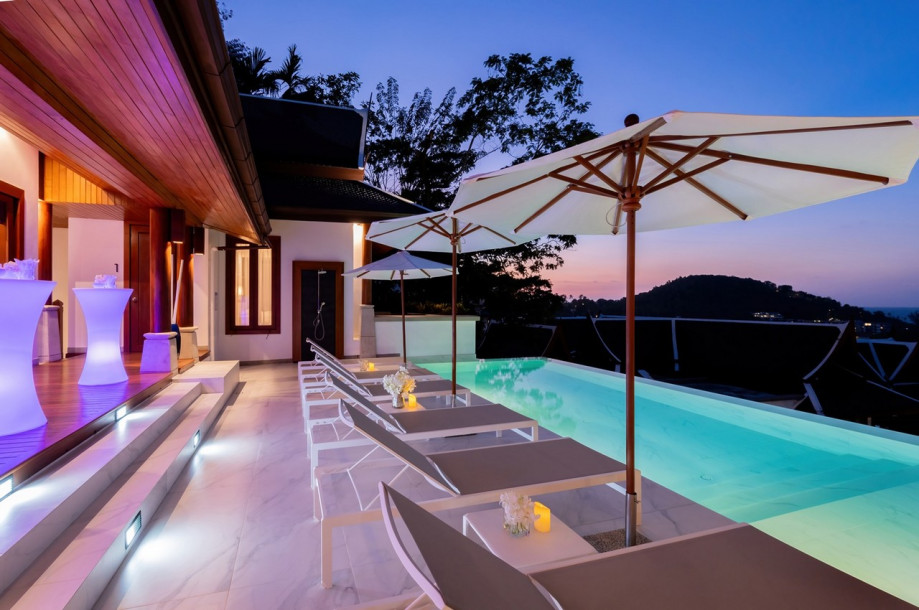 Luxurious 5 Bed 5 Bath Villa For Rent in the Baan Thai Surin Hill Estate | Baan View Talay | Sea View Zenith Villa-8