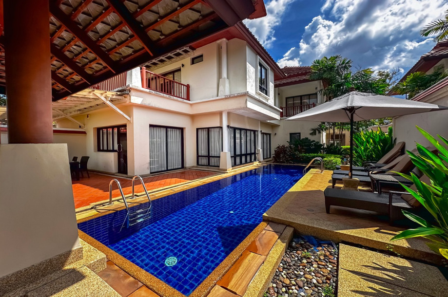 Laguna Angsana Villas | 4 bed 4 bath Semi-Detached Pool Villa for sale in Heart of Laguna Phuket-1