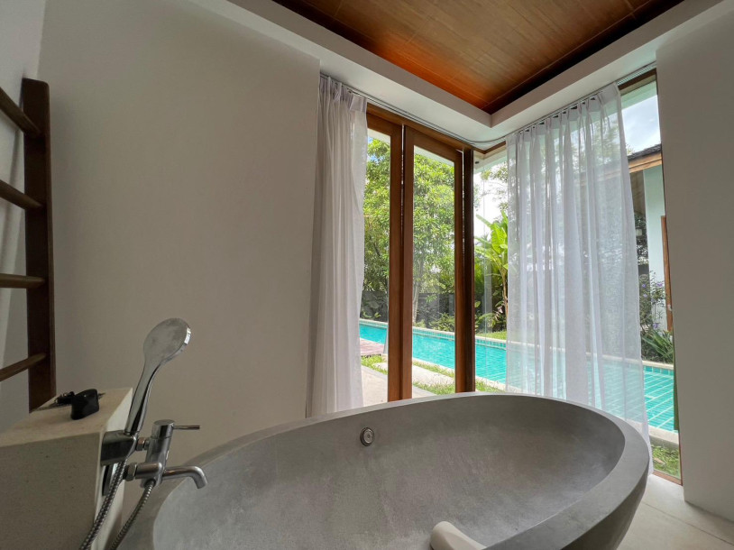 Contemporary 3 Bedroom Pool Villa For Sale in Natural Surroundings in Chalong-15