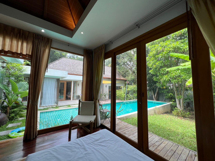 Contemporary 3 Bedroom Pool Villa For Sale in Natural Surroundings in Chalong-19