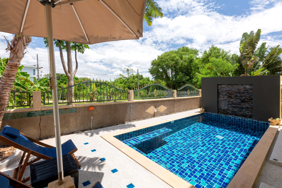 2-Storey 2 Bed 3 Bath pool villa with big 640 sqm land in Saiyuan Rawai-6
