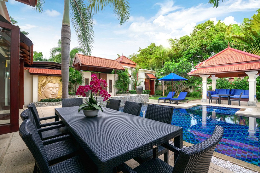 Sai Taan Villas // Renovated 5 bed 5 bath pool villa in top estate near Laguna Phuket-2