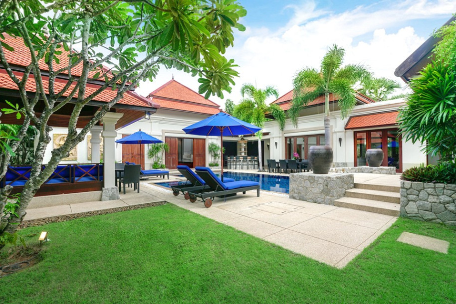 Sai Taan Villas // Renovated 5 bed 5 bath pool villa in top estate near Laguna Phuket-4