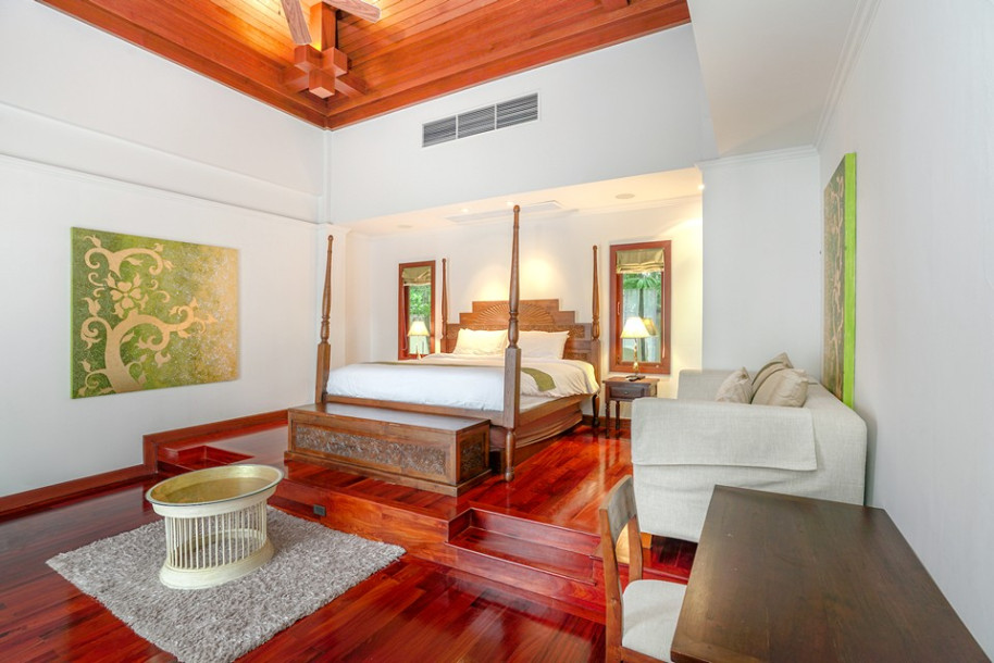 Sai Taan Villas // Renovated 5 bed 5 bath pool villa in top estate near Laguna Phuket-10