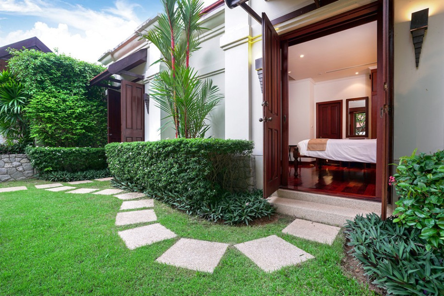 Sai Taan Villas // Renovated 5 bed 5 bath pool villa in top estate near Laguna Phuket-21